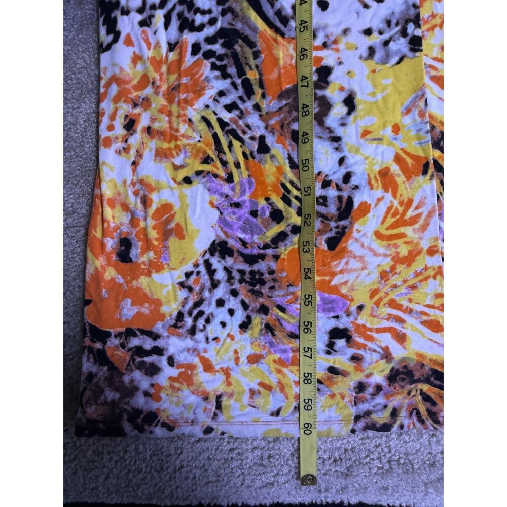 Peter Nygard Women's Sleeveless Maxi Dress Sz 8 Multicolor Animal Print D353 - Picture 10 of 11